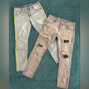 Men’s Distressed Jeans Bundle, Kilogram, Size 36, NWT